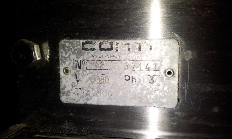identifier cette machine CONTI 2012-013