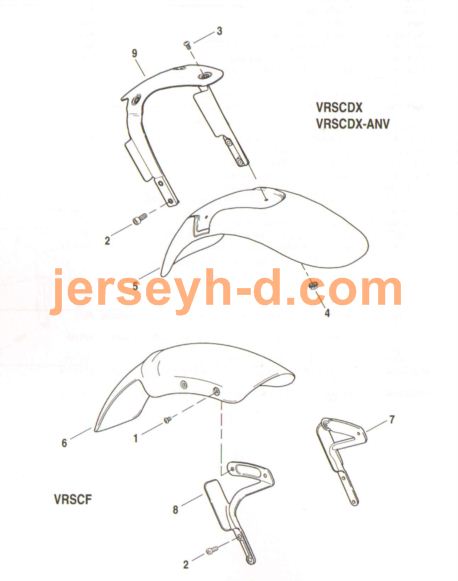 Peut-on adapter le fender avant du Night Rod sur le Muscle Fender10