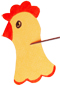 activité de pâques :la poule de pâques Poule610