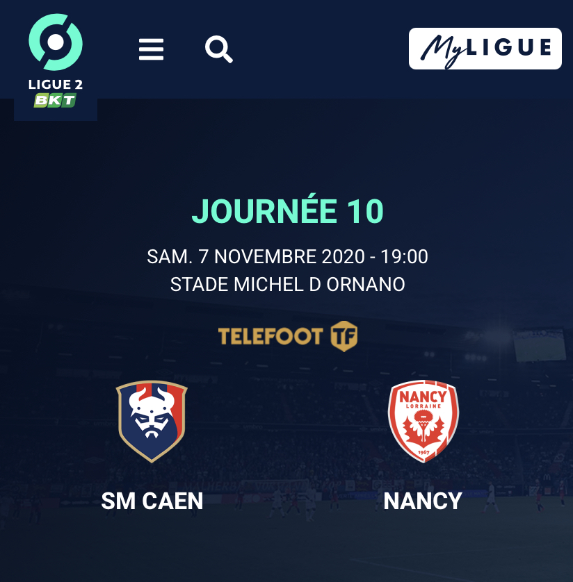 [10e journée de L2] SM Caen - AS Nancy Lorraine 5bd8f610