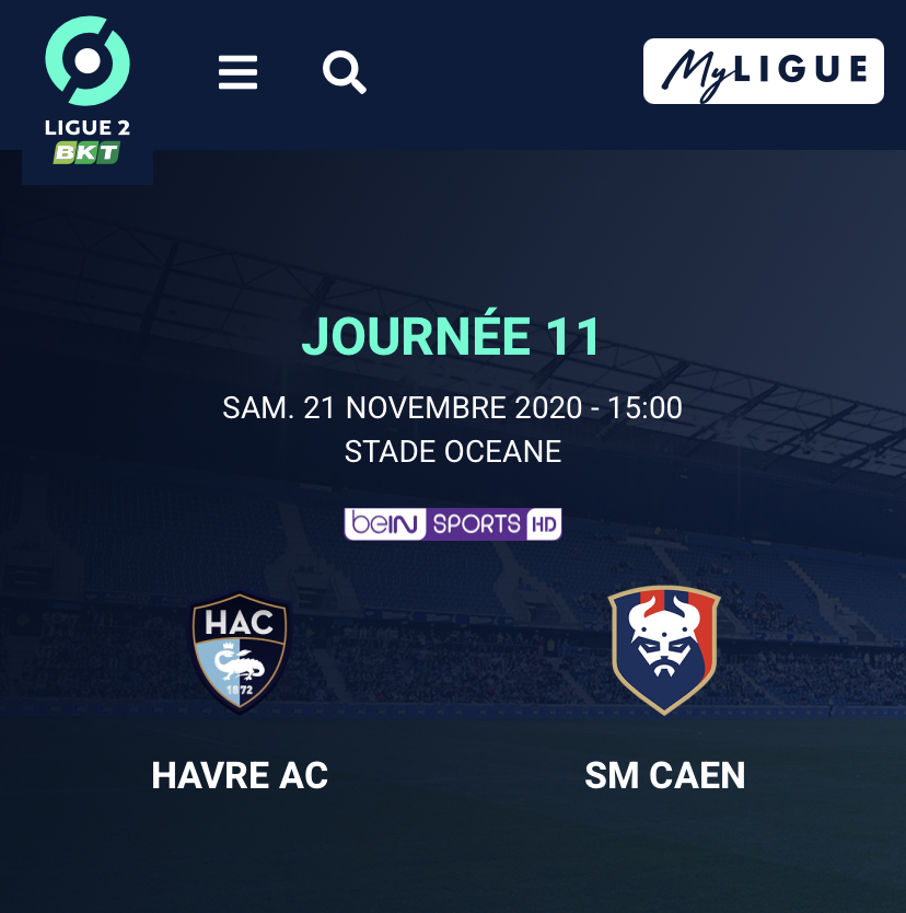 [11e journée de L2] Le Havre - SM Caen A28efa10