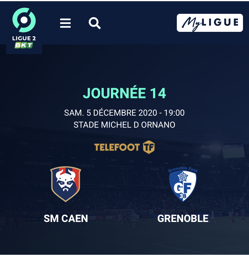 [14e journée de L2] SM Caen - Grenoble Be3ae310