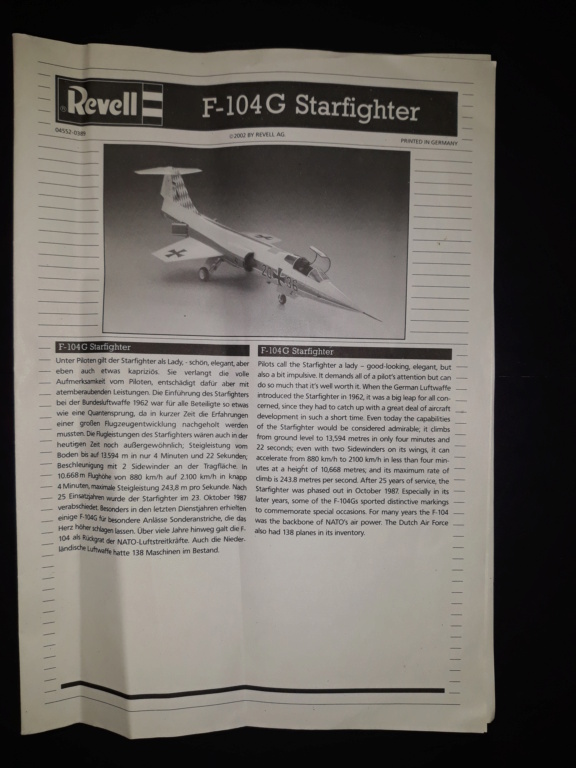 [Hasegawa] 1/48 - Lockheed F-104G Starfighter  20230342