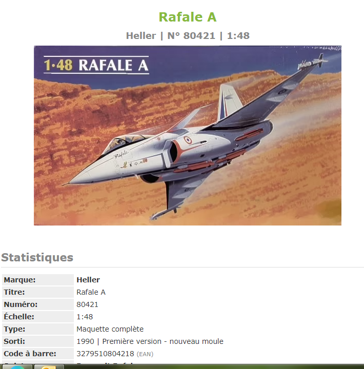 [Concours "Voler c'est mieux en double"] RAFALE-A - Heller Hi-Tech Concept - 1/48 - Page 3 Captur10