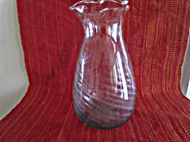 Old glass vase ID if possible Img_2710