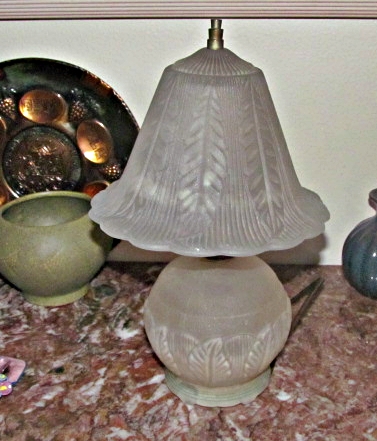Old(?) Leviton Glass Lamp  Img_2914
