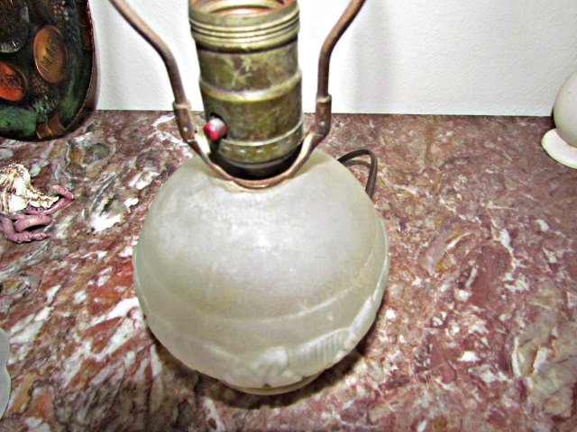Old(?) Leviton Glass Lamp  Img_3011