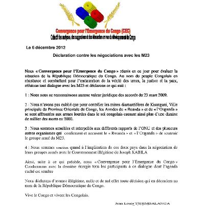 LE SOMMET DE KAMPALA = UNE PROMENADE ET UN LOISIR PLUTÔT QU'UNE SOLUTION AU PROBLÈME DE LA RDC 54947911