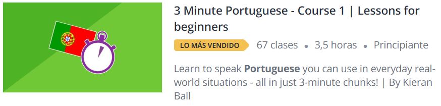 Curso Portugués