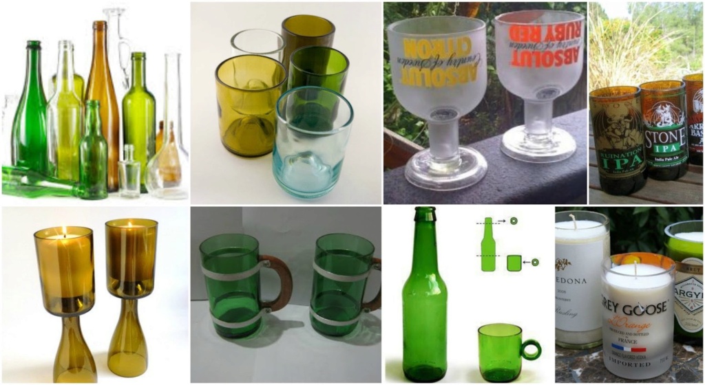 hacer vasos y copas con botellas de vidrio reciclados Haz-va10