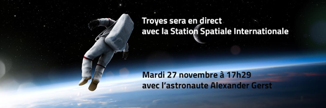 ARISS - France – Troyes : Contact Radioamateur ARISS le 27 novembre 2018 à 17h28 74863711