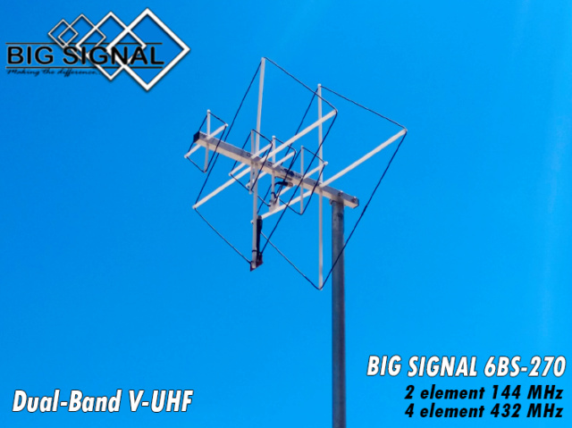 double - Big Signal Antennes Quad à double bande V-UHF Antenn10