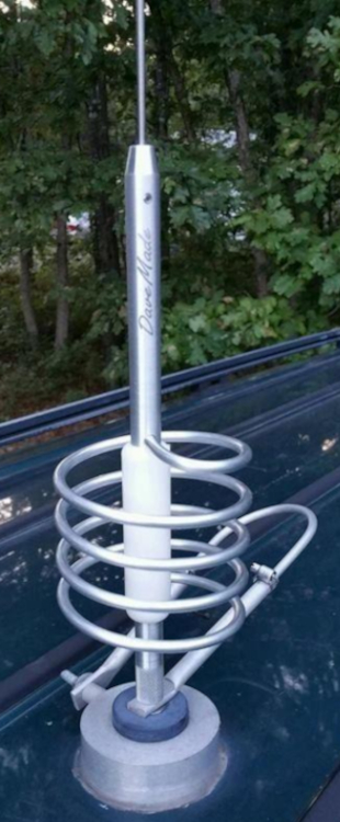 DaveMade short shaft coil antenna with shunt Davema10