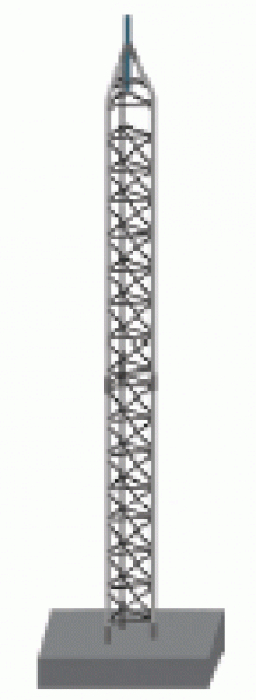 Tour (30 ') avec base inclinée (Pylône) M00-0718
