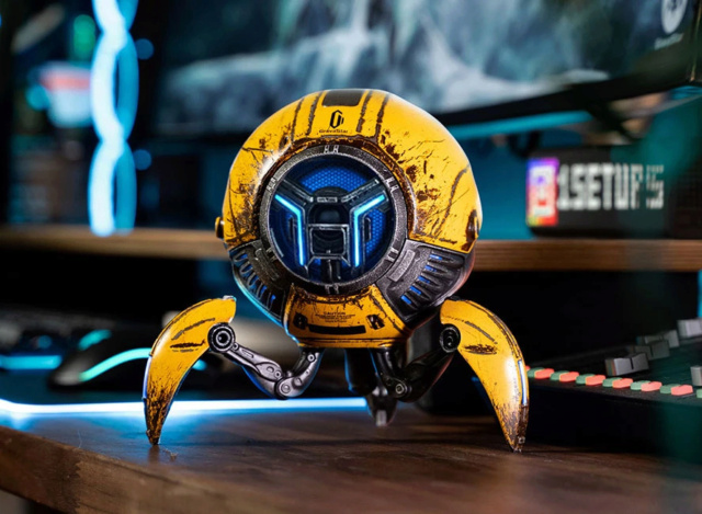 Damaged - GravaStar Mars Pro - War Damaged Yellow (Haut-Parleur robot) Mars-p10