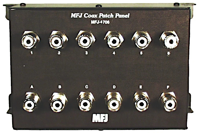 MFJ - MFJ MFJ-4706 Coax Patch Panel (Coupleur antennes/postes) Mfj-4710