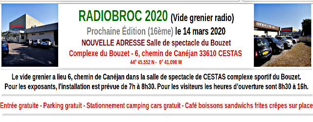 Radiobroc - [Annulé] Radiobroc 2020 (16ème édition) à Cestas en Gironde (33) (14 Mars 2020) Radiob10