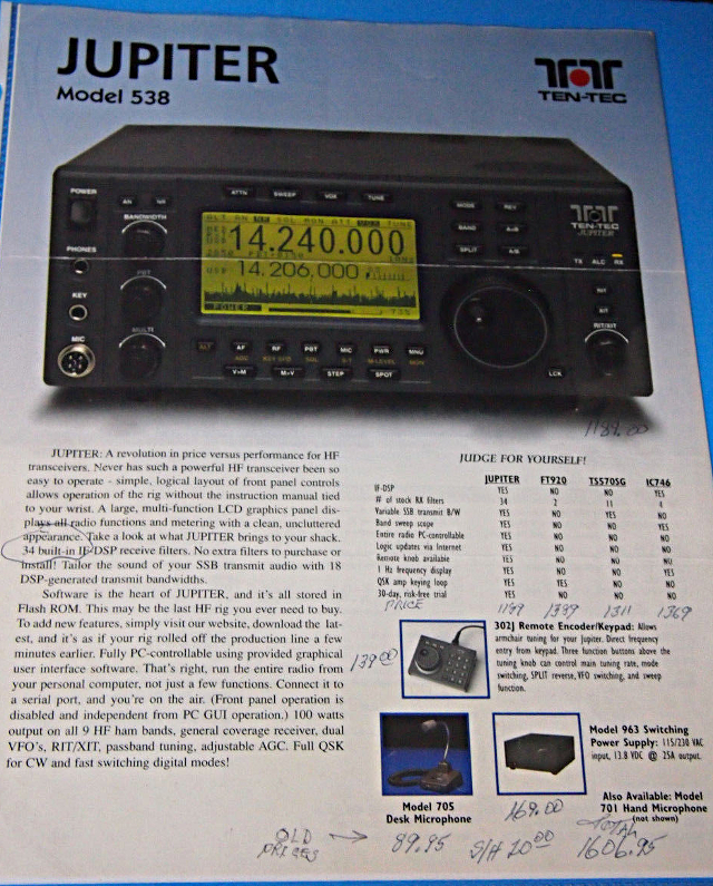 TenTec 538 Jupiter