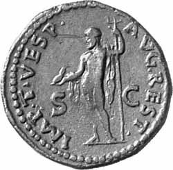 As de restitution de Galigula à la mémoire d' Agrippa ... Titus_10
