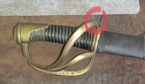 sabre de cavalerie légère 1822 - Identification et Estimation de deux sabres modèle 1822 2a602610