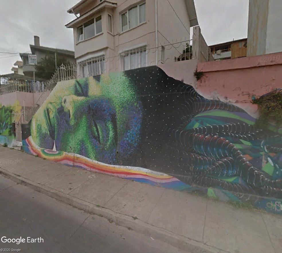 STREET VIEW : les fresques murales - MONDE (hors France) - Page 26 Visage10