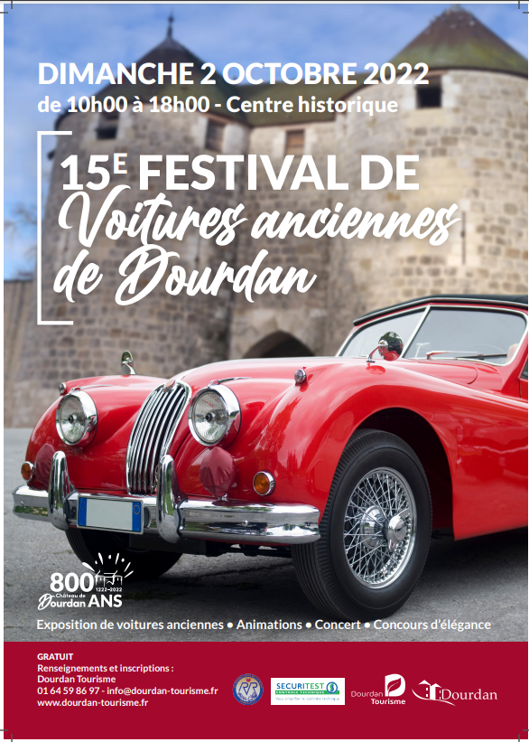 15ème Festival de Voitures Anciennes de Dourdan, dimanche 2 octobre 2022 Festiv10