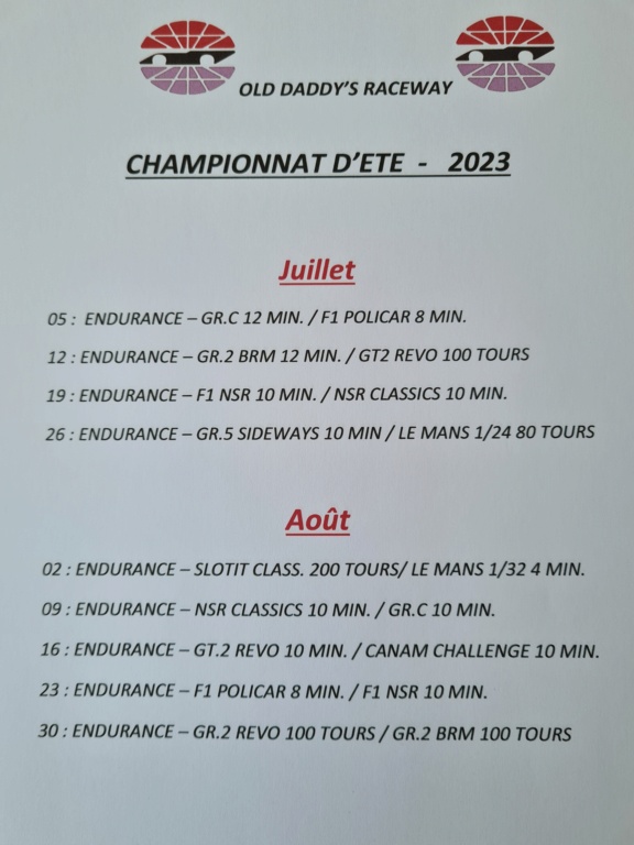 CHAMPIONNAT D'ETE  2023 20230610