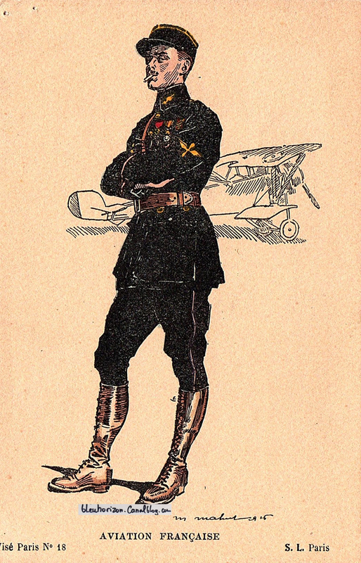 bottes lacées d'officier français 1914  Aviate11