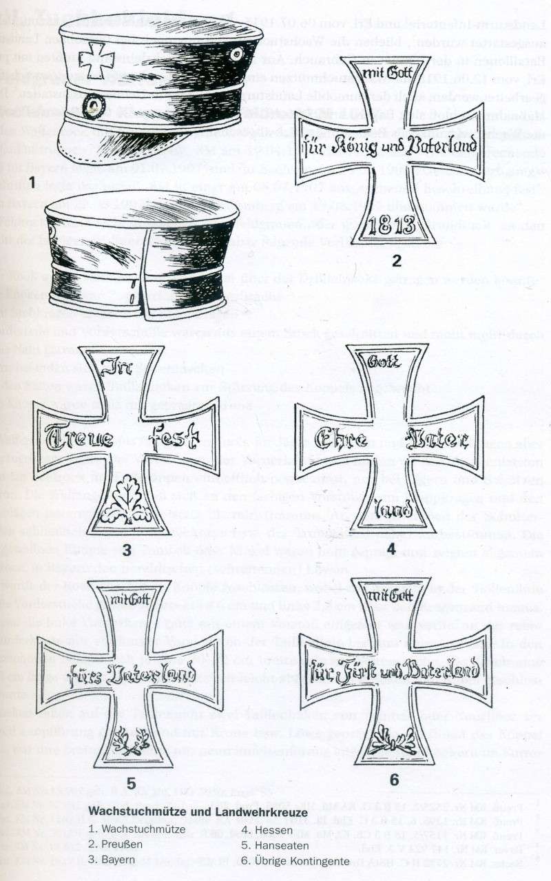 Les plaques de Réserve-Landwehr au front...des coiffures allemandes  Lwk_co10