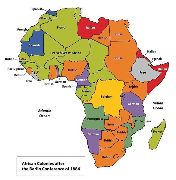 European Colonies of Africa in 1884 Coloni10