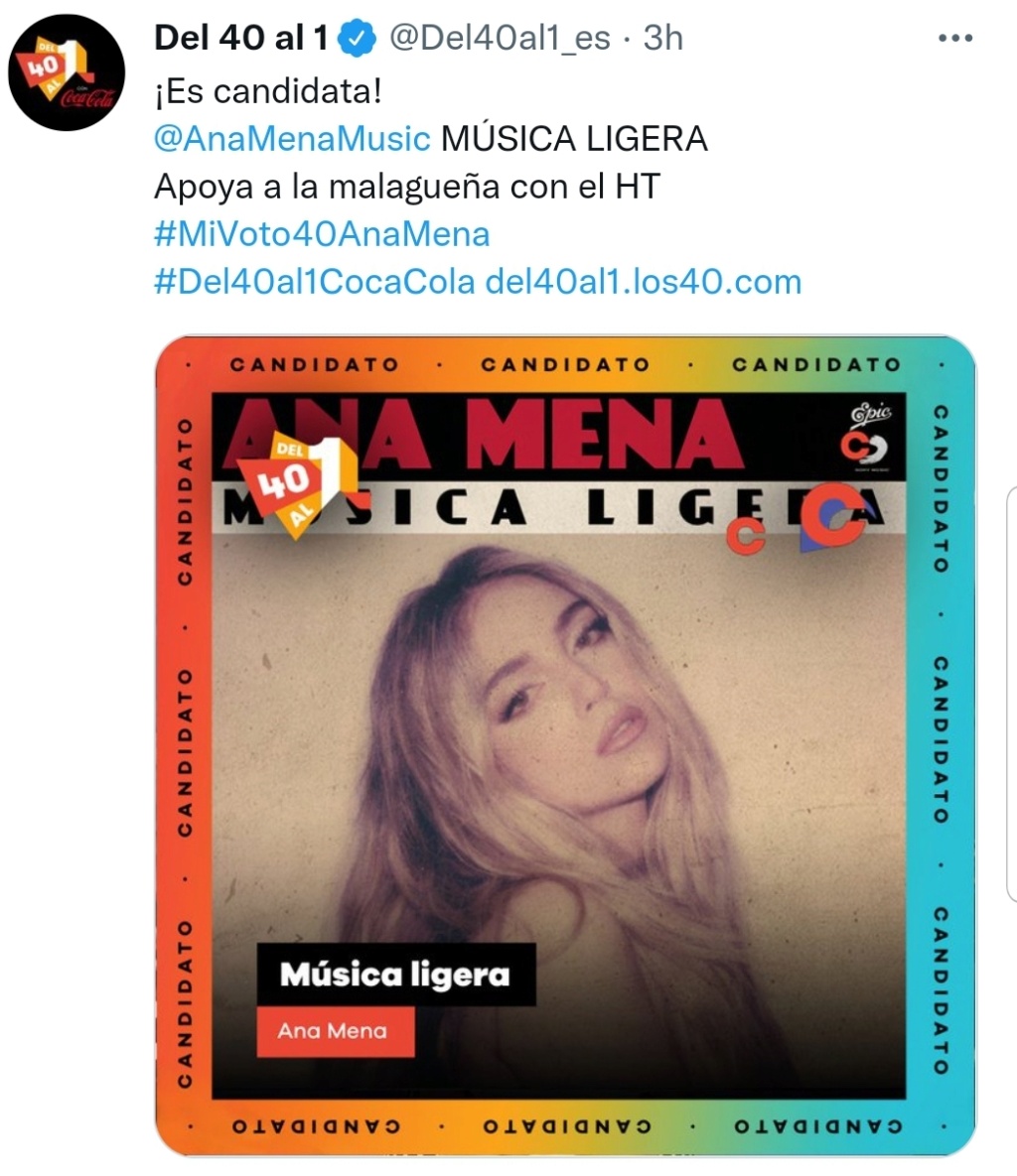 Ana Mena >> Preparando Nuevo Álbum (Italiano y Español)  - Página 36 Scree188