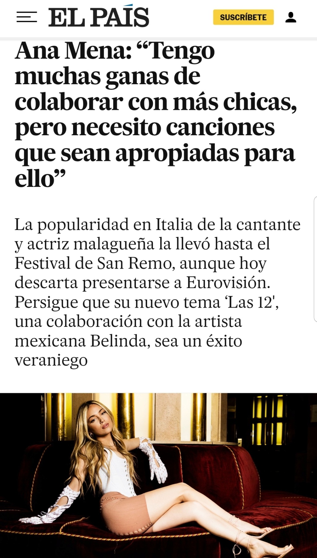 Ana Mena >> Preparando Nuevo Álbum (Italiano y Español)  - Página 48 Scree265