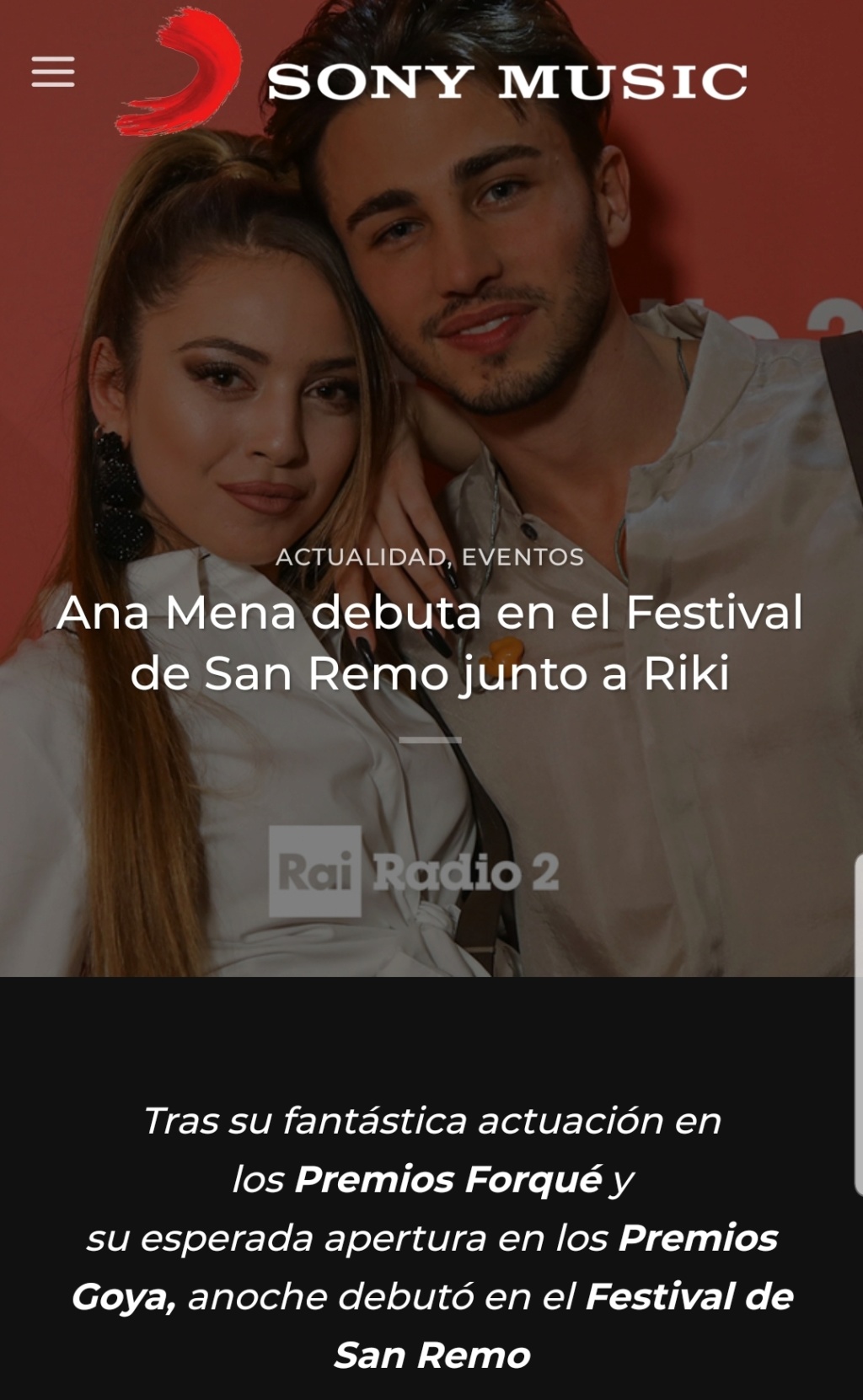 Ana Mena >> Preparando Nuevo Álbum (Italiano y Español)  - Página 16 Screen48