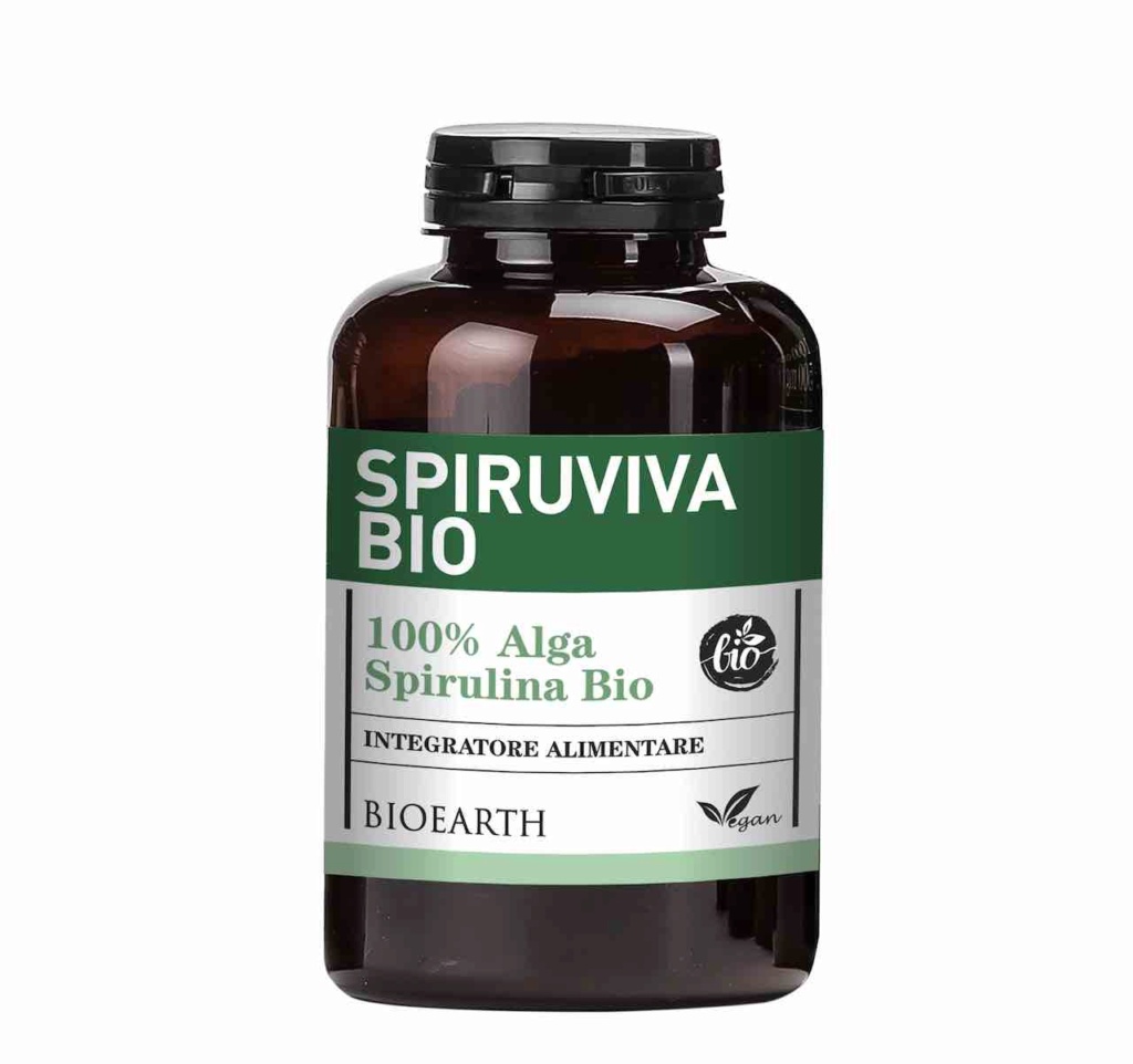 Bioearth Greenology 4.0: Spiruviva Bio 100 e Alga Spirulina Spiruv10