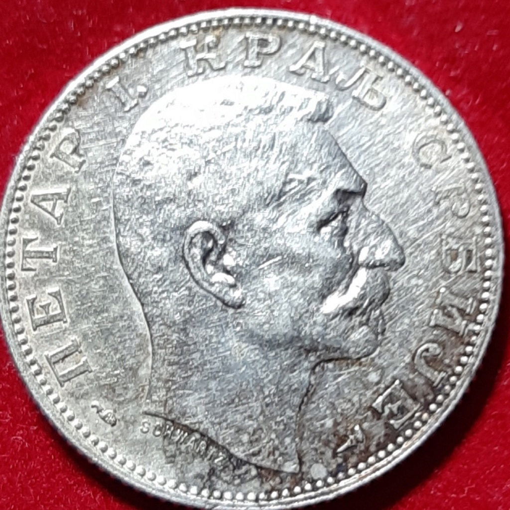 Reino de Serbia 2 dinares 1915 Petar I para Tirant Lo Blanch 20190950