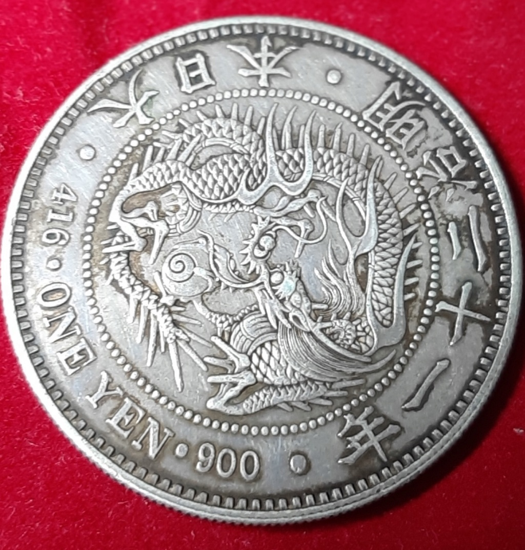 Imperio de Japón. Yen de 1888. 20191018