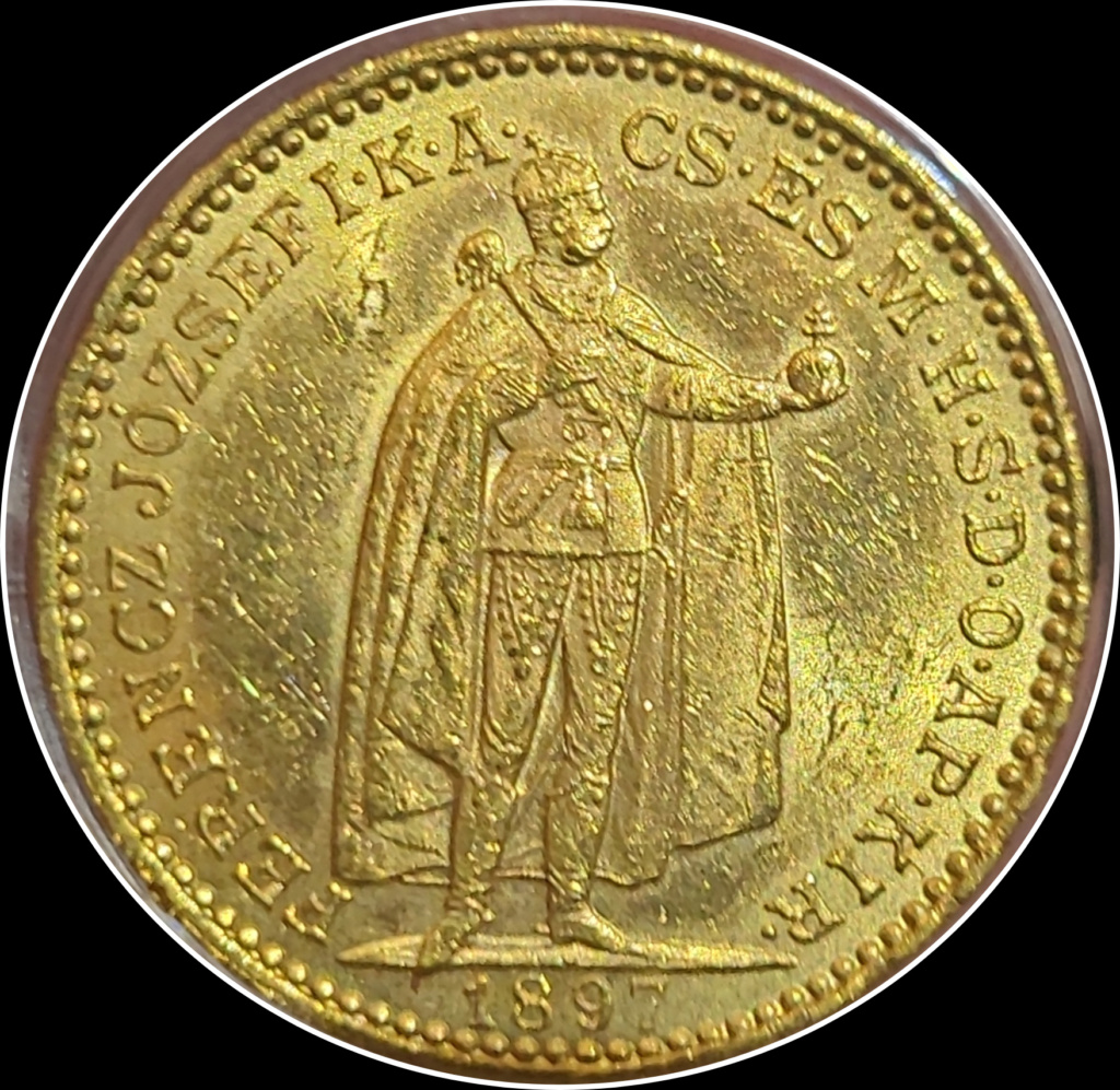 20 KORONA 1897 Hungría . Francisco José I. Img_2023