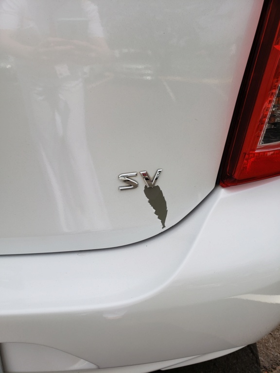Pintura Branco Perolizado Nissan March 14/15 Descascando inteira! 20190411
