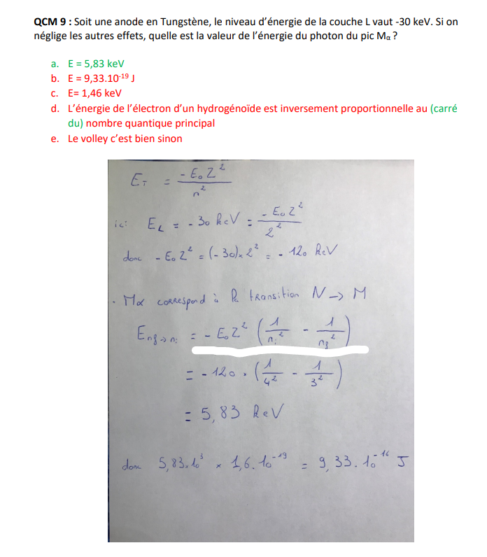 TK 3 QCM 9 Physiq13