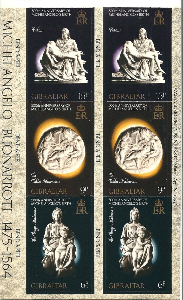 SORTEO CARNET BUONARROTI GIBRALTAR Carnet13