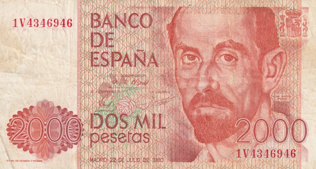 Serie complete de billetes de peseta 1979/80 2000_a10