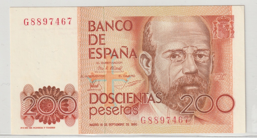 Serie complete de billetes de peseta 1979/80 200_an10