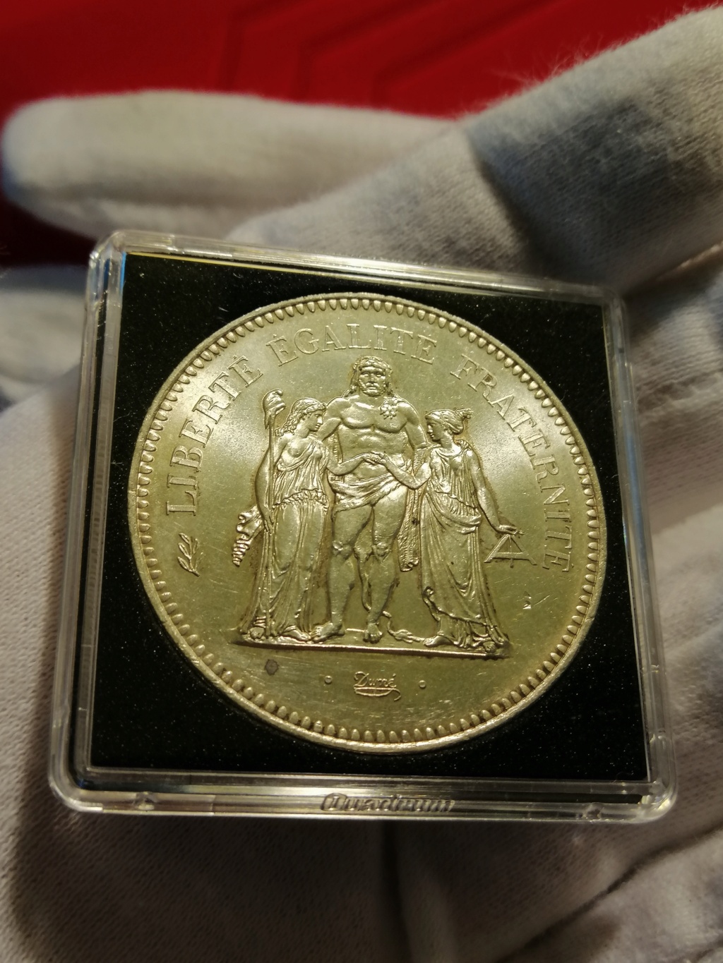 5ª República Francesa - 50 Francos de plata 1975 Img_2202