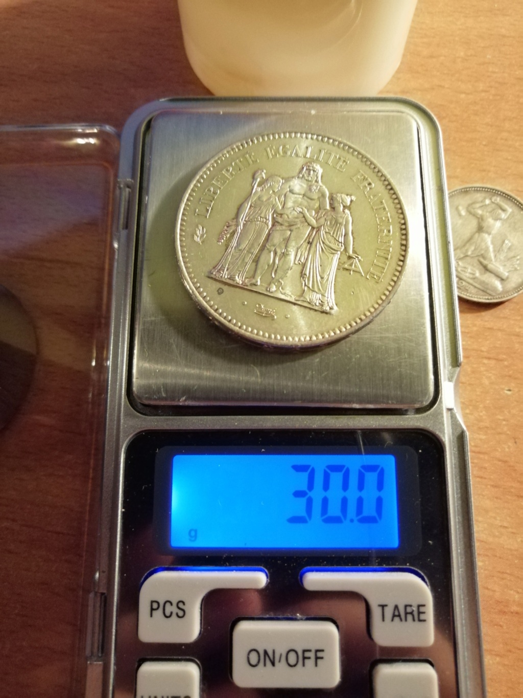 5ª República Francesa - 50 Francos de plata 1975 Peso13