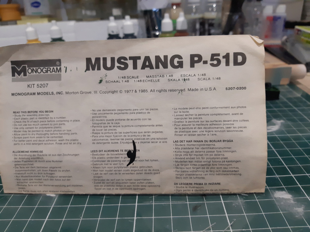 1/48         P-51 D Mustang           Monogram 20220418