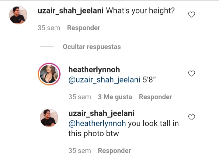 ¿Cuánto mide Heather Lynn? - Altura - Real height 20211016
