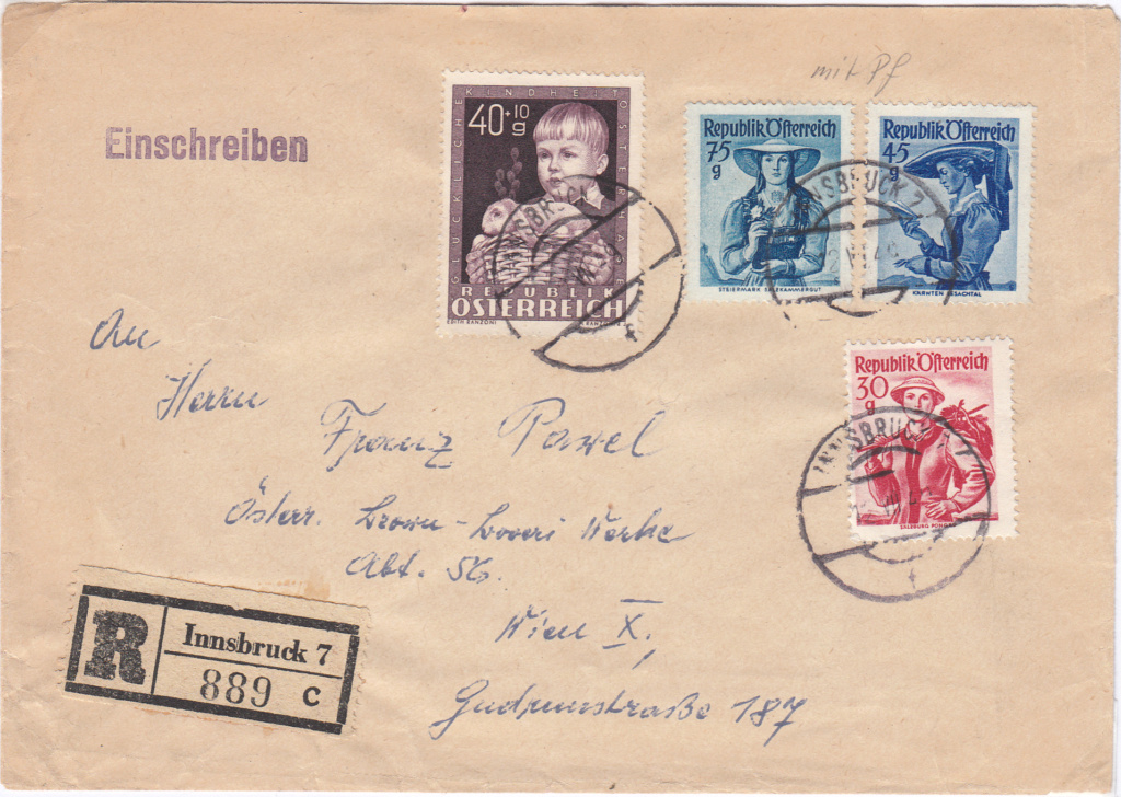 Österreich - Sammlung Bedarfsbriefe Österreich ab 1945 - Seite 19 Img277