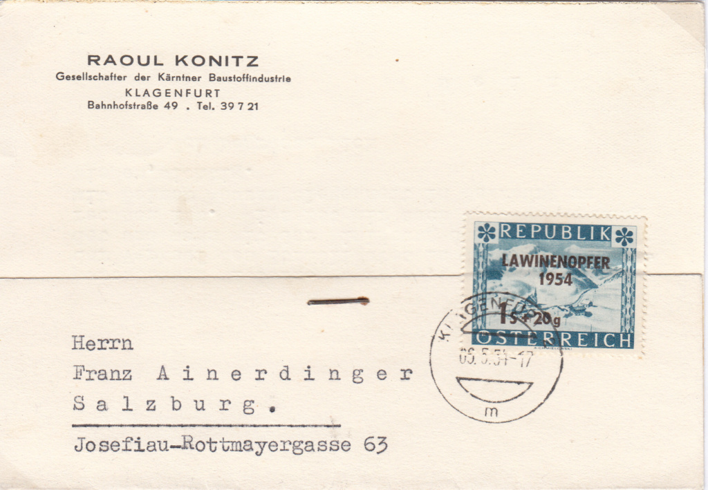 Sammlung Bedarfsbriefe Österreich ab 1945 - Seite 20 Img305