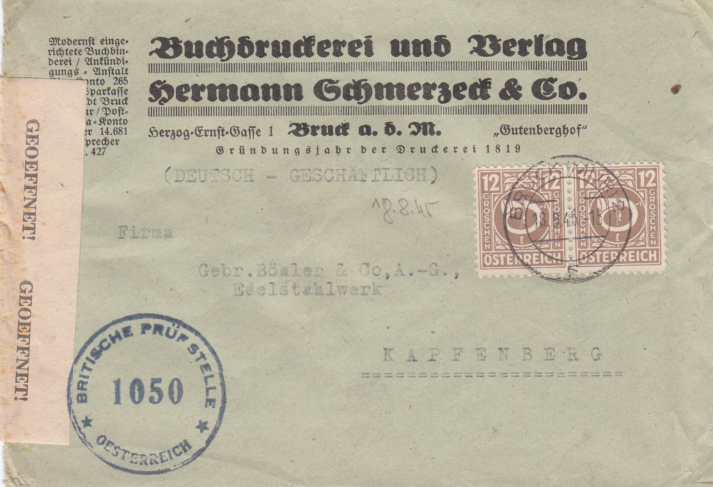 Posthornzeichnung - ANK 697-713 - Belege - Seite 4 Img31
