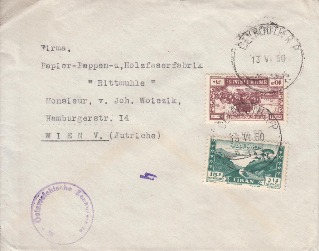 nach - Post von seltenen Länder nach Österreich 1946 bis 1953 Img312